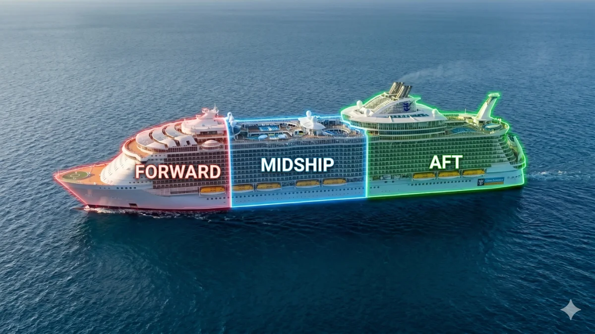 Midship vs. Aft vs. Forward: Which Cruise Cabin is Best?