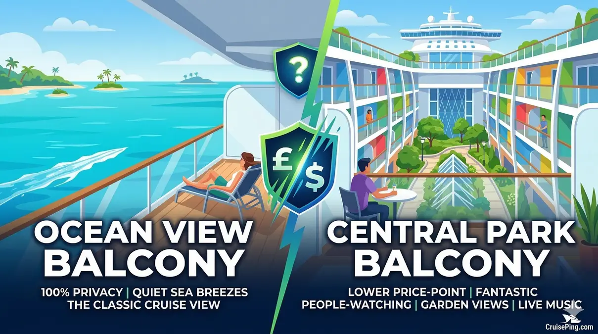 Central Park Balcony vs Ocean View: Is the Ocean Worth the Extra Cost?