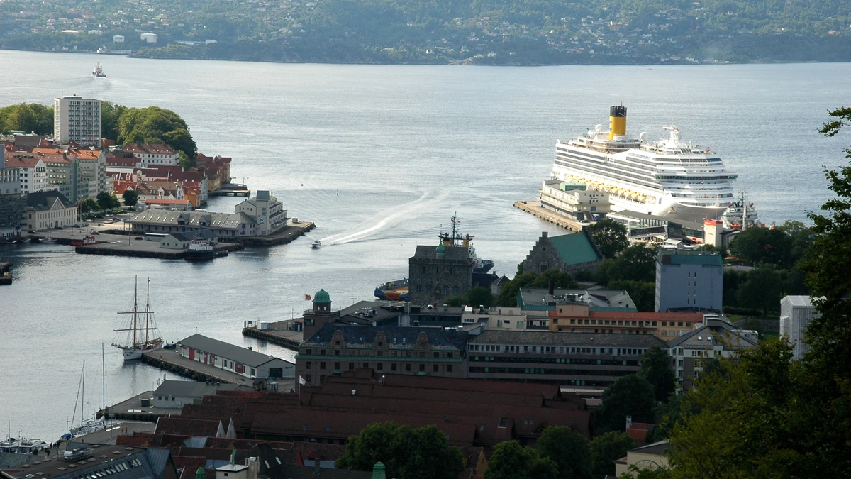 Bergen Cruise Port: Light Rail Trams, Mount Fløyen & Rain-Day DIY Walks
