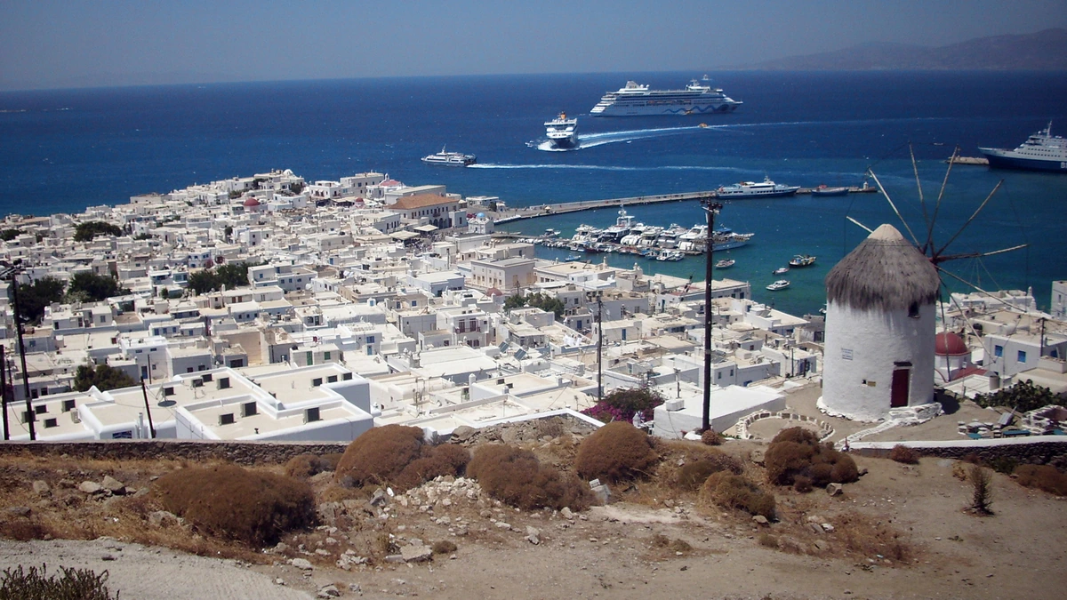 Mykonos Cruise Port: SeaBus Water Shuttles, Beach Cabs & Old Town Paths