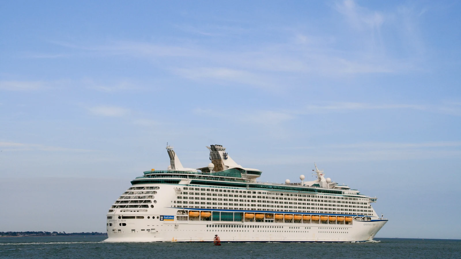 Adventure of the Seas sailing at sea