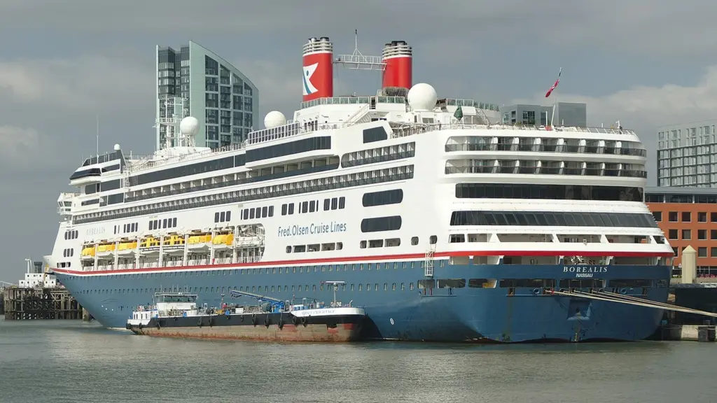 Fred. Olsen cruise ship Borealis at Liverpool Cruise Terminal