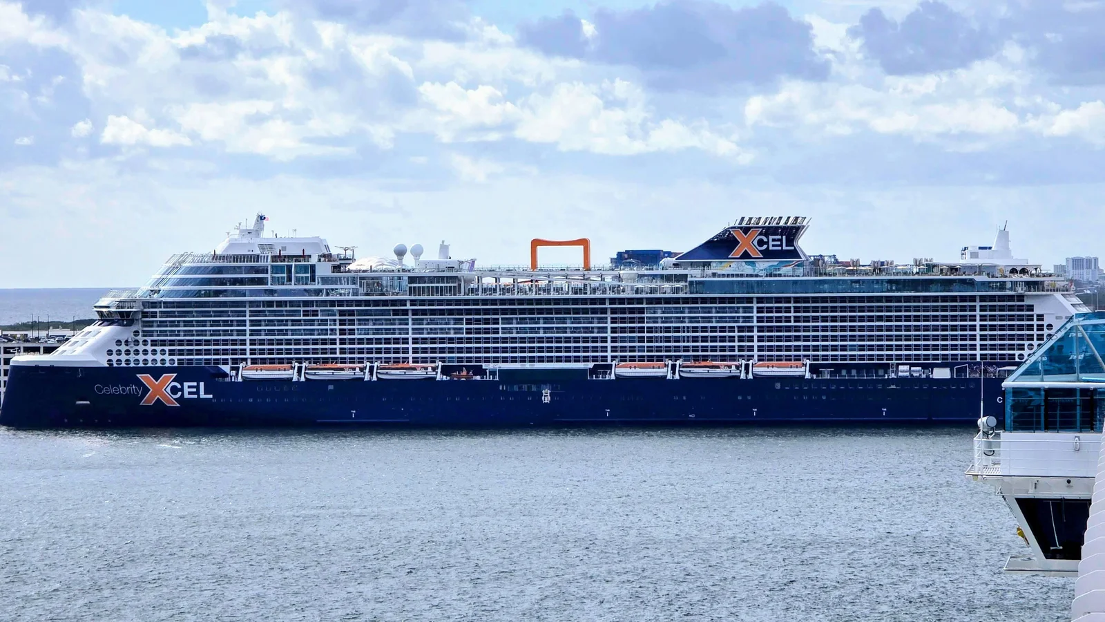Celebrity Xcel cruise ship at Port Everglades