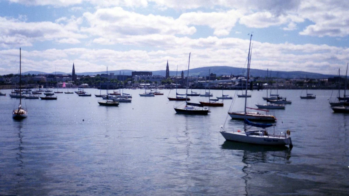 Dun Laoghaire Cruise Port guide image showing Dún Laoghaire harbour, County Dublin