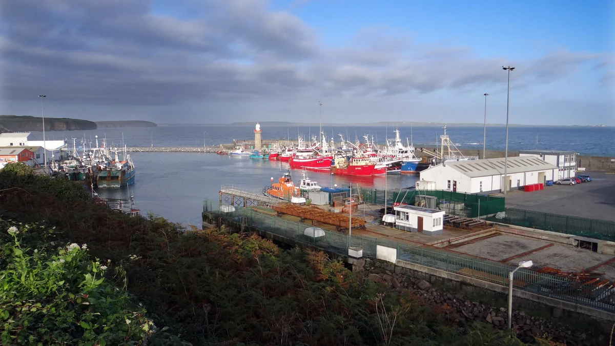 Dunmore East Cruise Port guide image showing Dunmore East Harbour, County Waterford