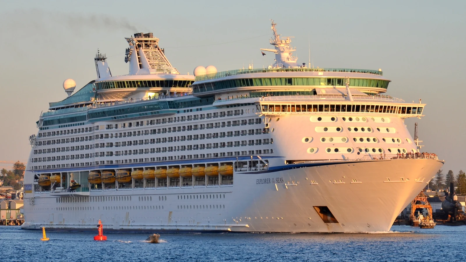 Explorer of the Seas in port