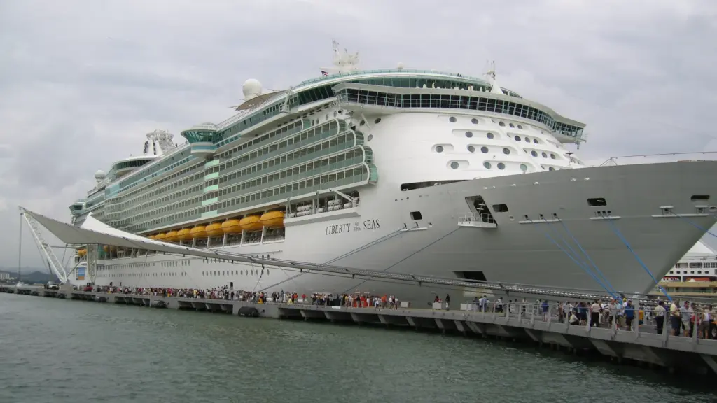 Liberty of the Seas berthed in port