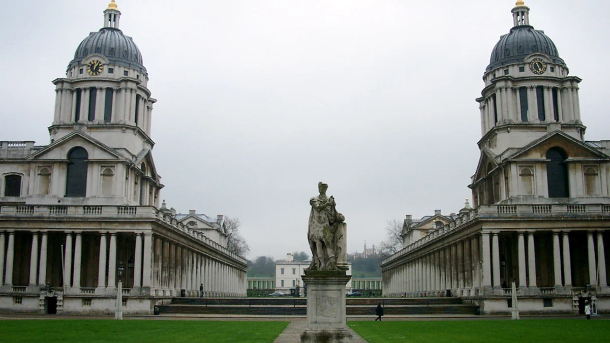 London Greenwich Cruise Port guide image showing the Old Royal Naval College in Greenwich