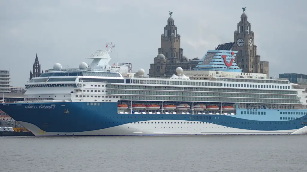 Marella Explorer 2 at Liverpool Cruise Terminal