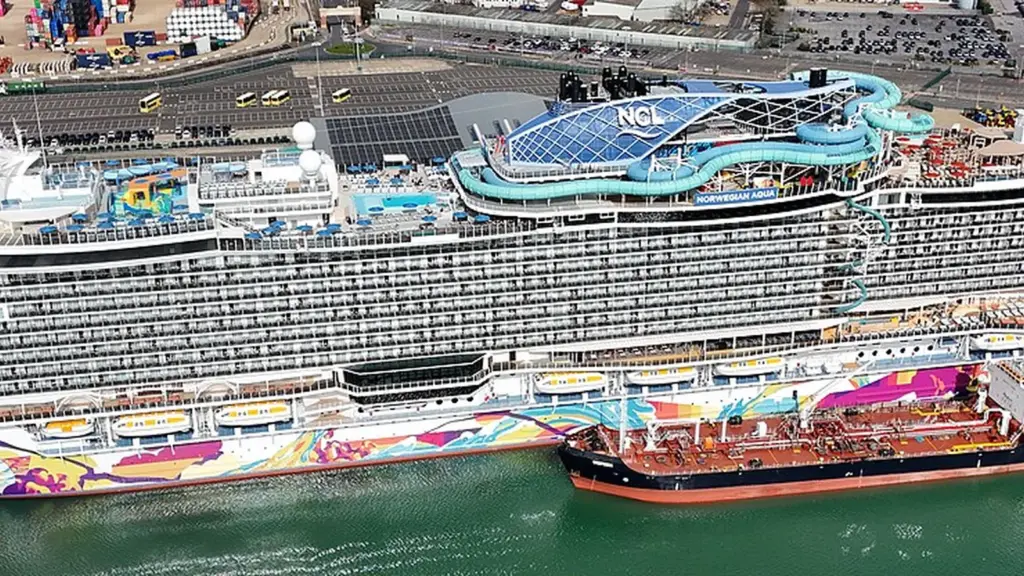 Norwegian Aqua at Southampton