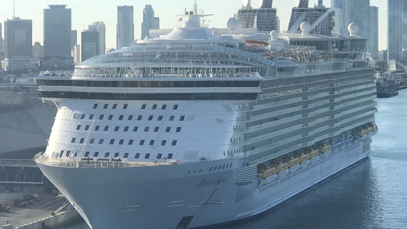 Oasis of the Seas cruise ship in Miami