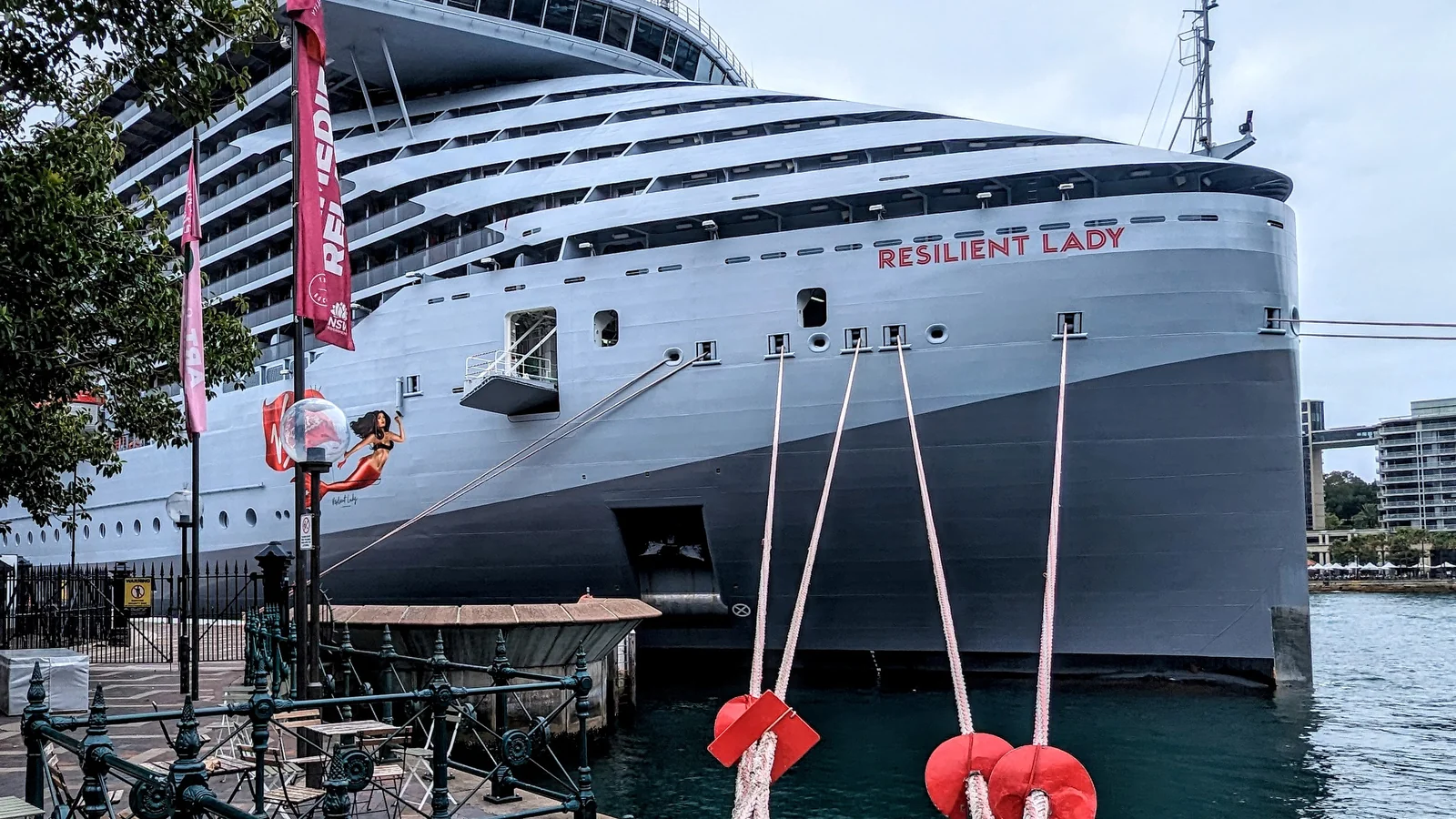 Resilient Lady berthed in Sydney