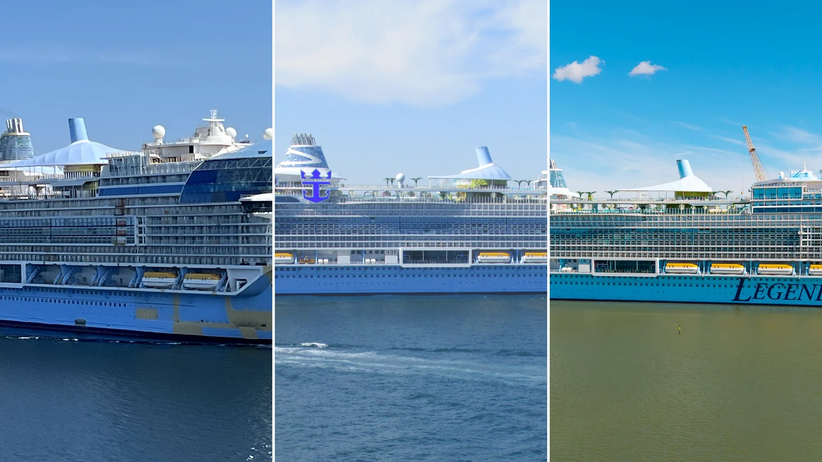 Icon, Star and Legend of the Seas comparison