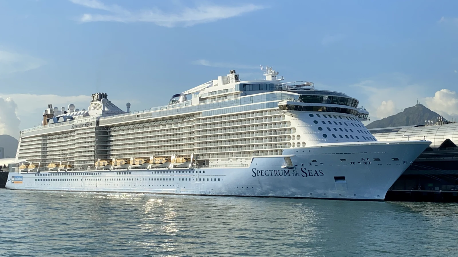 Spectrum of the Seas cruise ship at sea