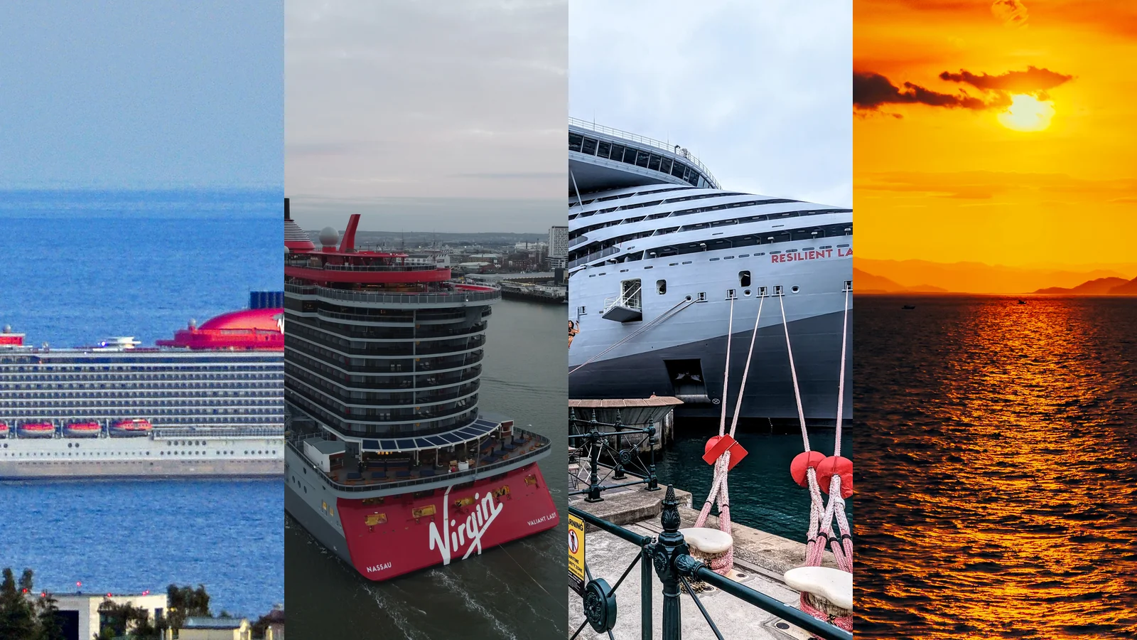 Virgin Voyages fleet: Scarlet Lady, Valiant Lady, Resilient Lady and Brilliant Lady