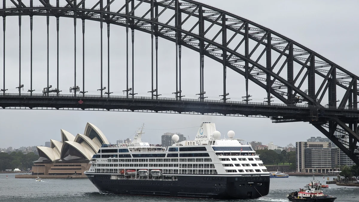 Azamara Journey in Sydney representing the Azamara fleet