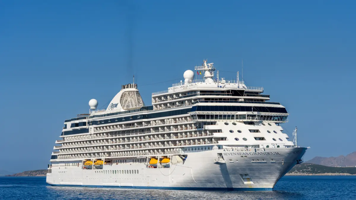 Seven Seas Grandeur representing the current Regent Seven Seas fleet