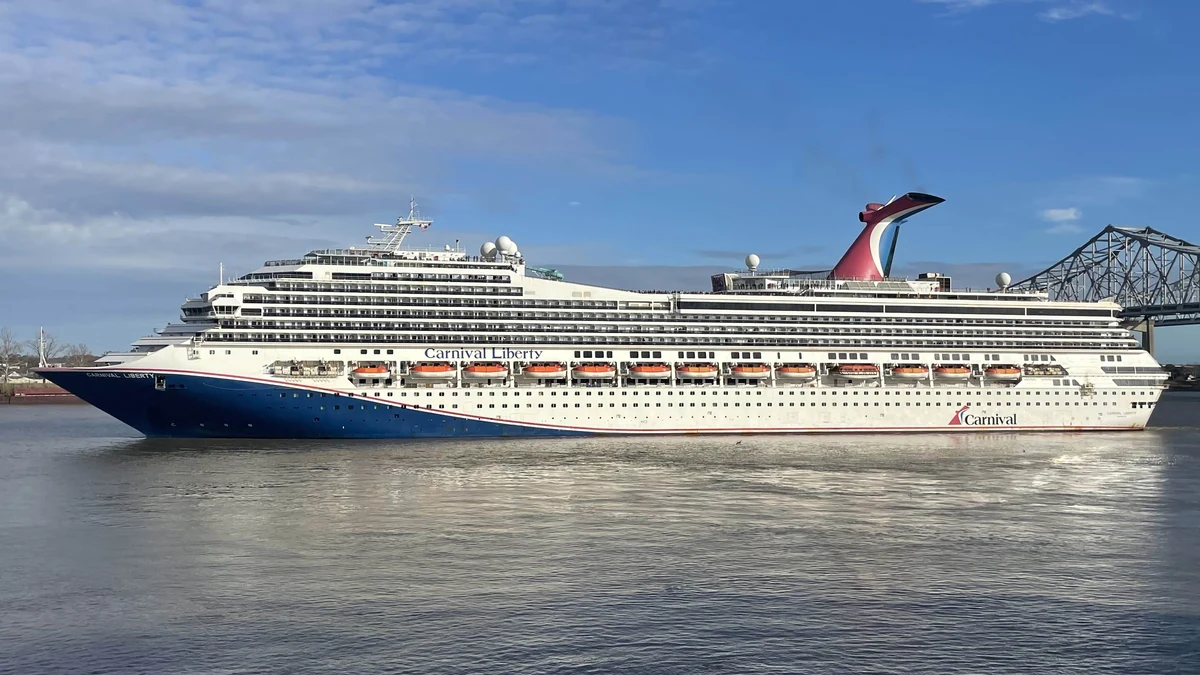 Carnival Liberty cruise ship at Port Canaveral