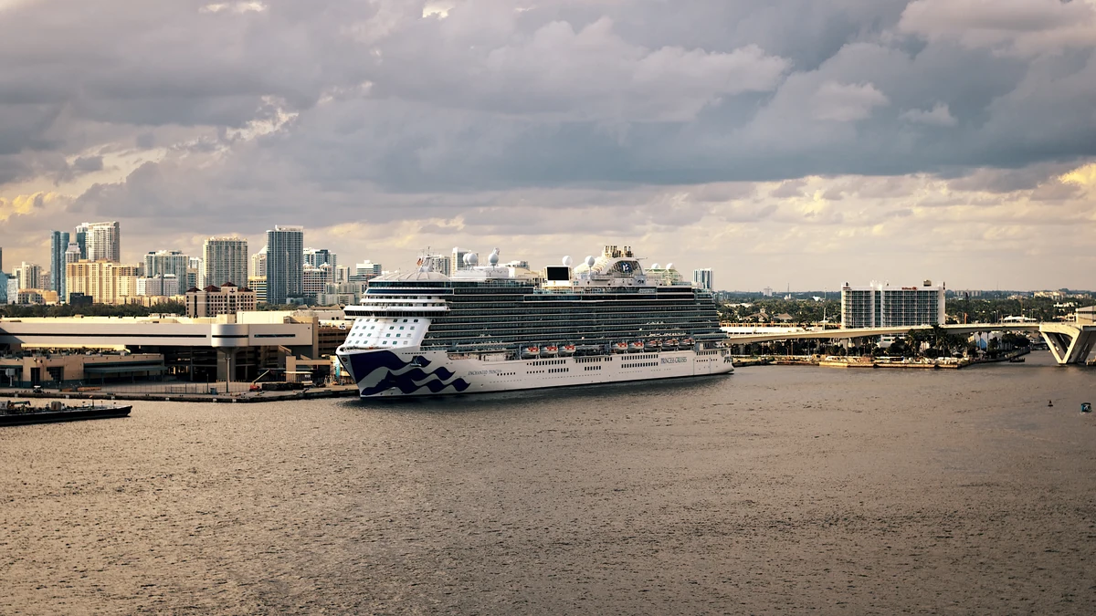 Enchanted Princess cruise ship at Port Everglades