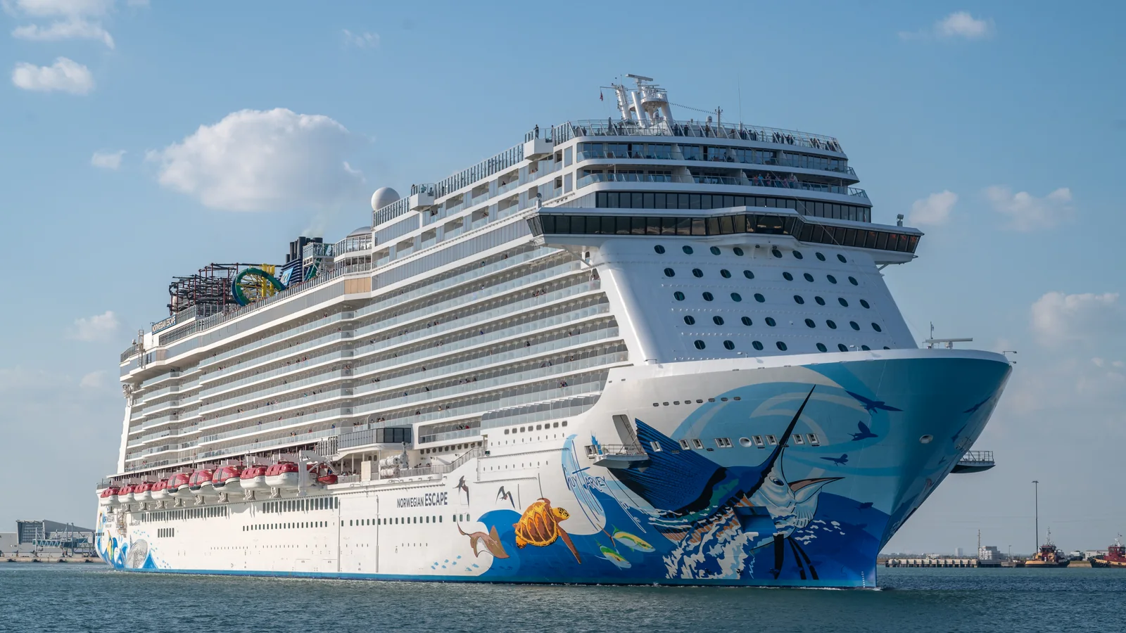 Norwegian Escape cruise ship at Port Canaveral