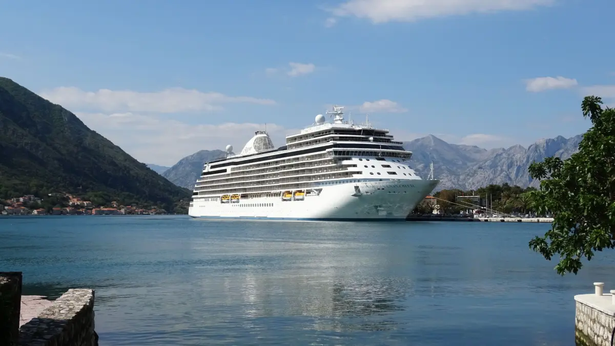 Seven Seas Explorer in Kotor Bay