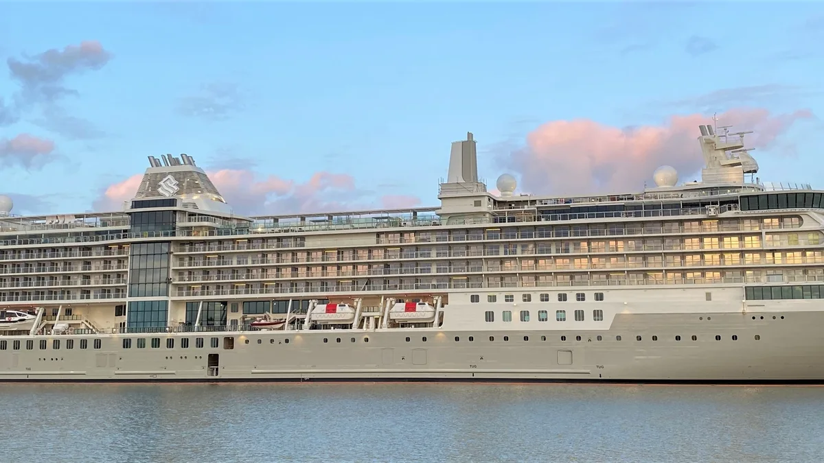 Silver Nova cruise ship at the Meyer Werft shipyard